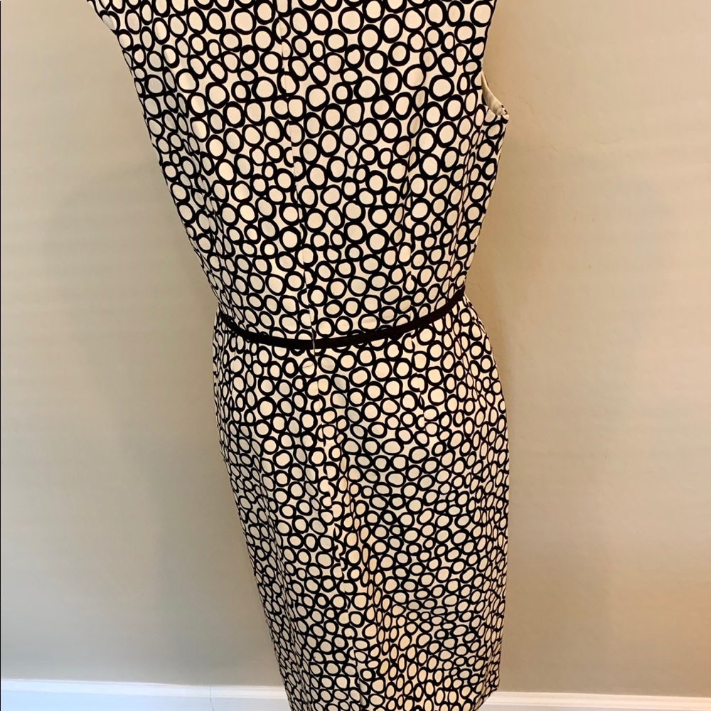 Liz Claiborne Black&White Sleveless Pattern Dress - Picture 8 of 8